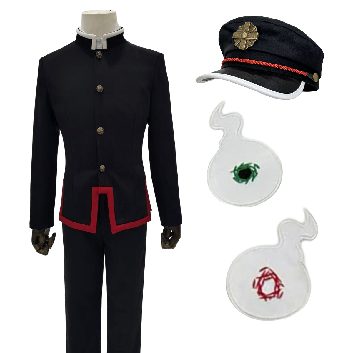 YOO Toilet-Bound Hanako-Kun Anime Yugi Amane Hanako-kun Cosplay Costume Cloak Jacket Pants Hat Halloween Christmas Gift thumbnail 13