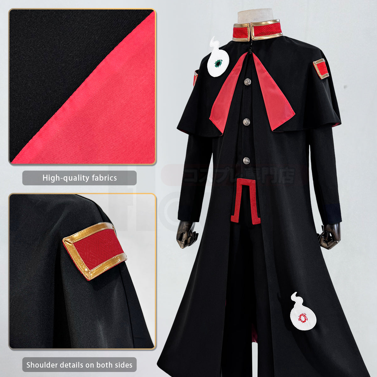 YOO Toilet-Bound Hanako-Kun Anime Yugi Amane Hanako-kun Cosplay Costume Cloak Jacket Pants Hat Halloween Christmas Gift thumbnail 23