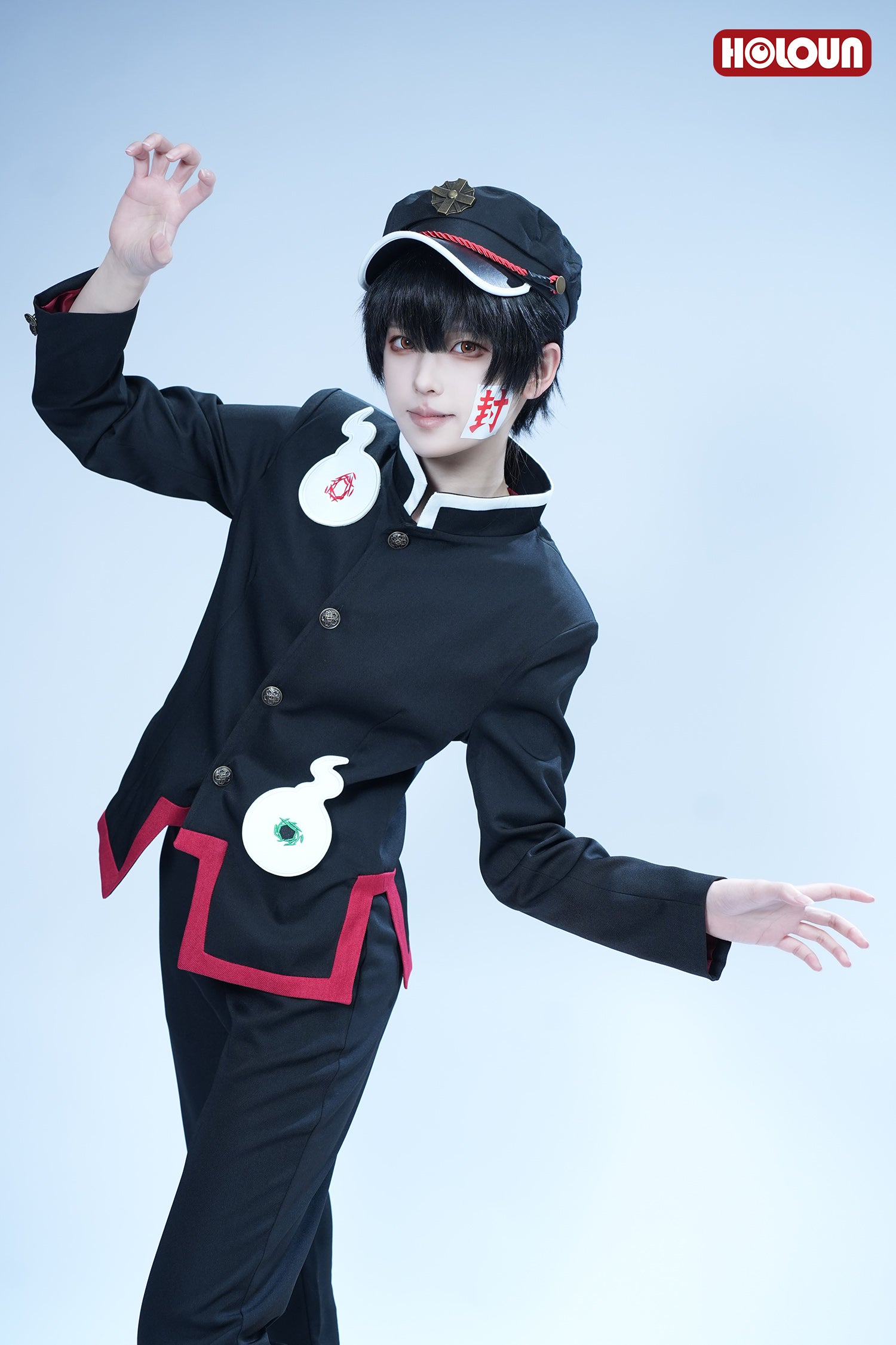 YOO Toilet-Bound Hanako-Kun Anime Yugi Amane Hanako-kun Cosplay Costume Cloak Jacket Pants Hat Halloween Christmas Gift thumbnail 4