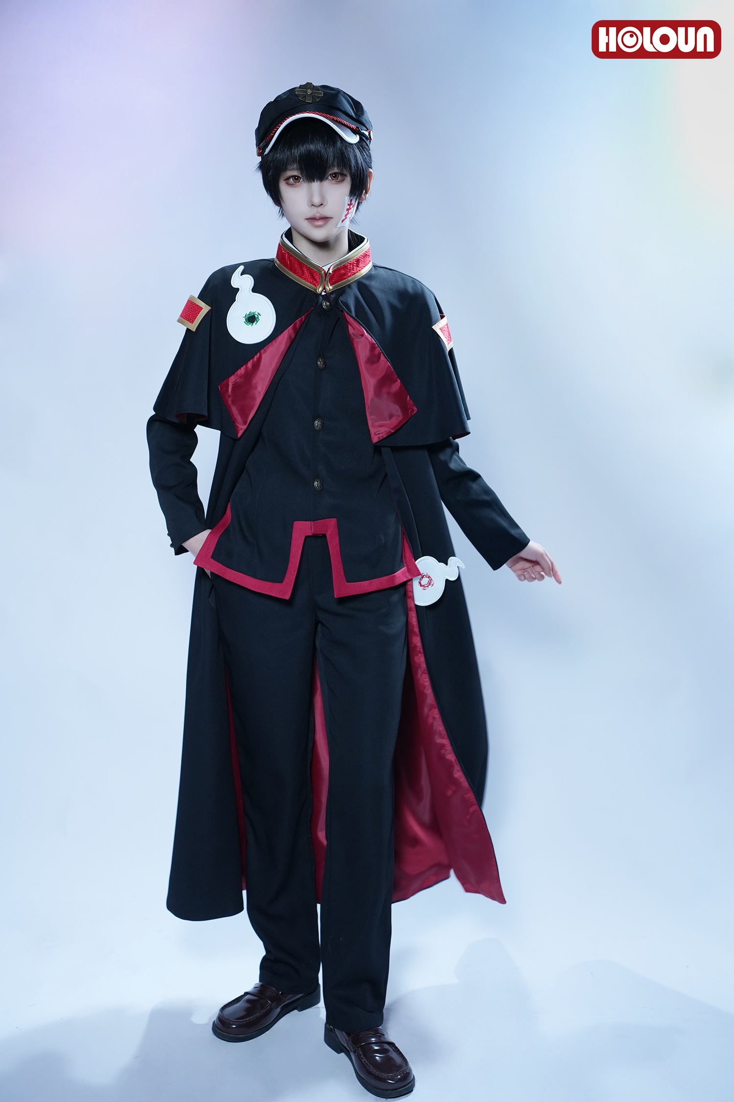 YOO Toilet-Bound Hanako-Kun Anime Yugi Amane Hanako-kun Cosplay Costume Cloak Jacket Pants Hat Halloween Christmas Gift thumbnail 6