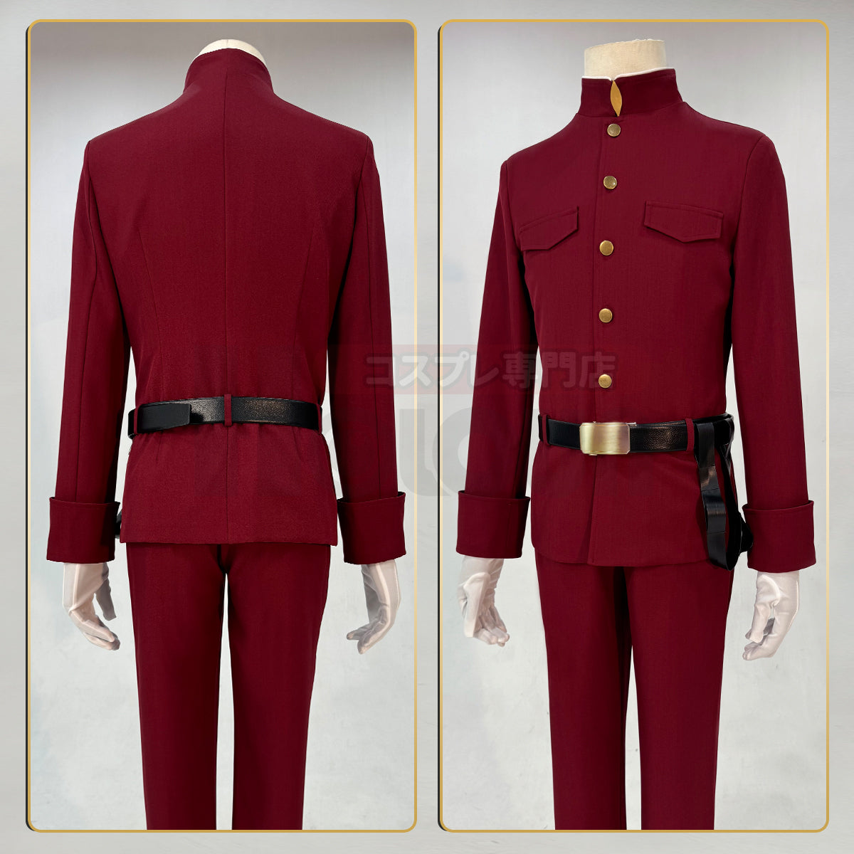 YOO Bungo Anime Suehiro Tetchou Okura Teruko Jouno Saigiku Cosplay Costume Wig Oversize Lining Cloak Jacket Pants Halloween thumbnail 12