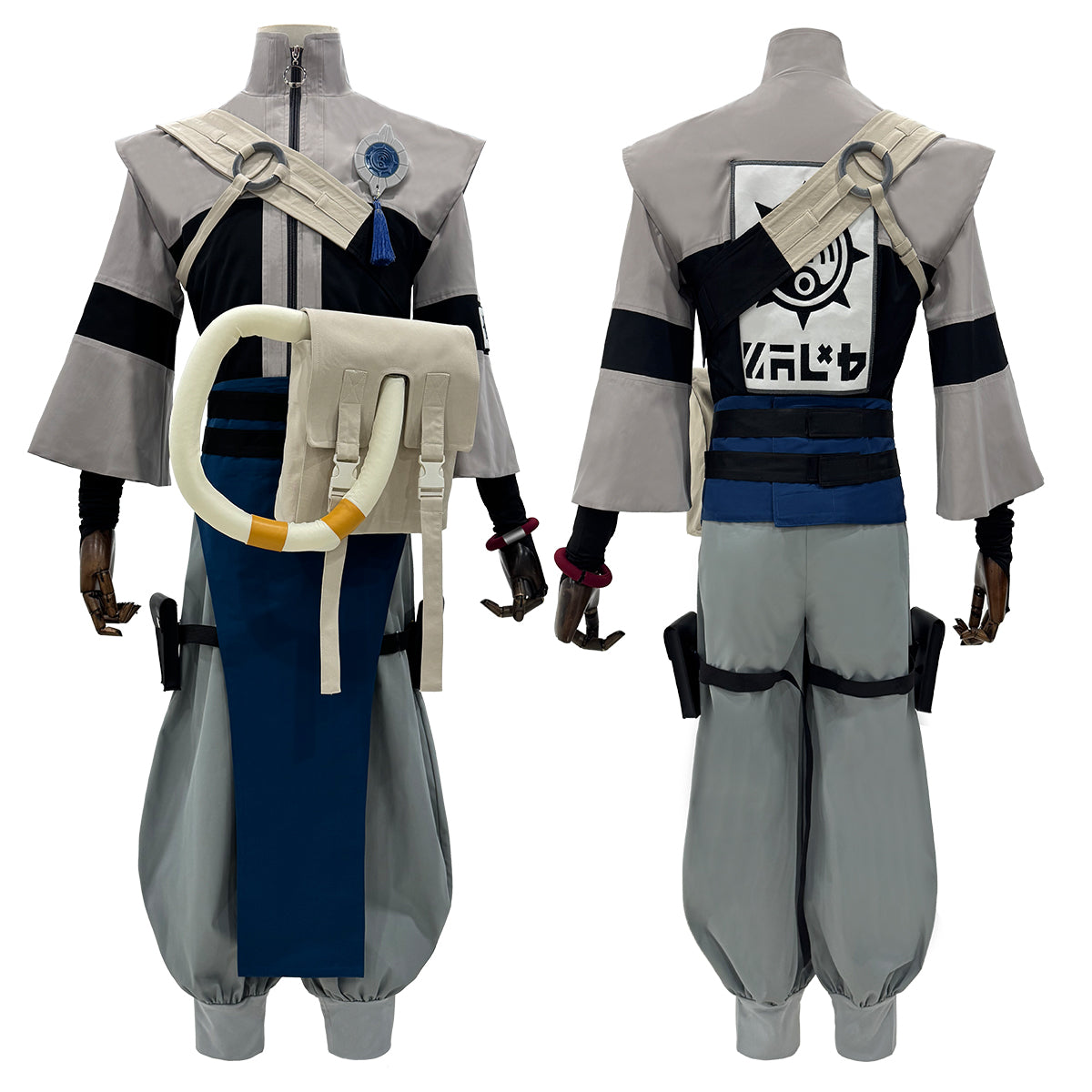 YOO Gachiakuta Anime Zanka Cosplay Costume Wig Convention Halloween Christmas Embroidery Jacket Pants Bag