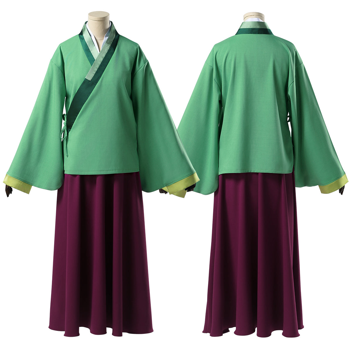 YOO The Apothecary Anime Maomao Cosplay Costume Wig Elastic Skirt Green Top Rose Net Synthetic Fiber Cos Convention Gift thumbnail 2