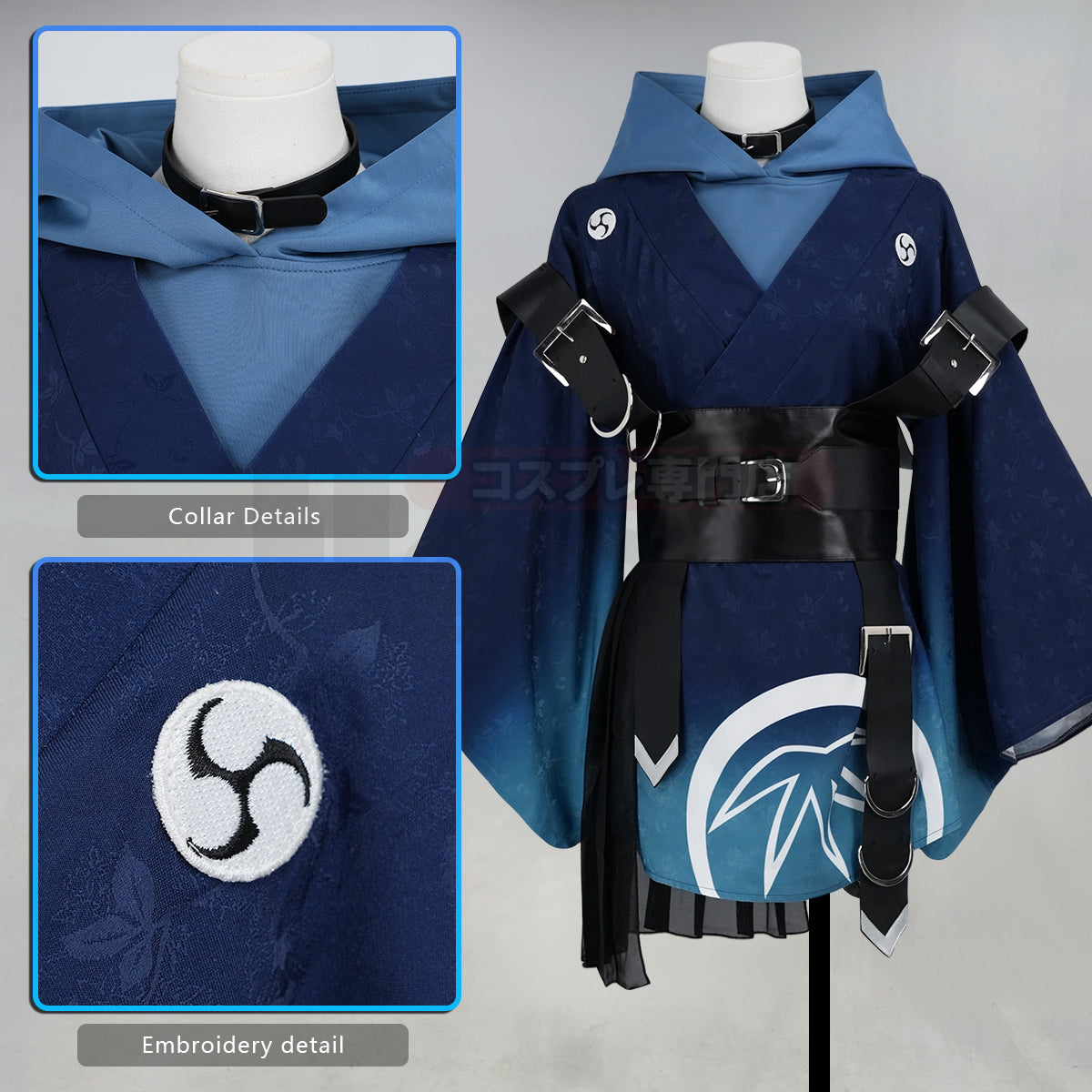 YOO Cosmic Princess Kaguya Anime Ayaha Sakaori Cosplay Costume Convention Halloween Christmas Cloak Hoodie Top thumbnail 4