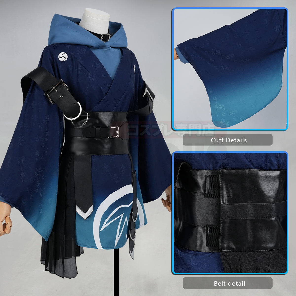 YOO Cosmic Princess Kaguya Anime Ayaha Sakaori Cosplay Costume Convention Halloween Christmas Cloak Hoodie Top thumbnail 6