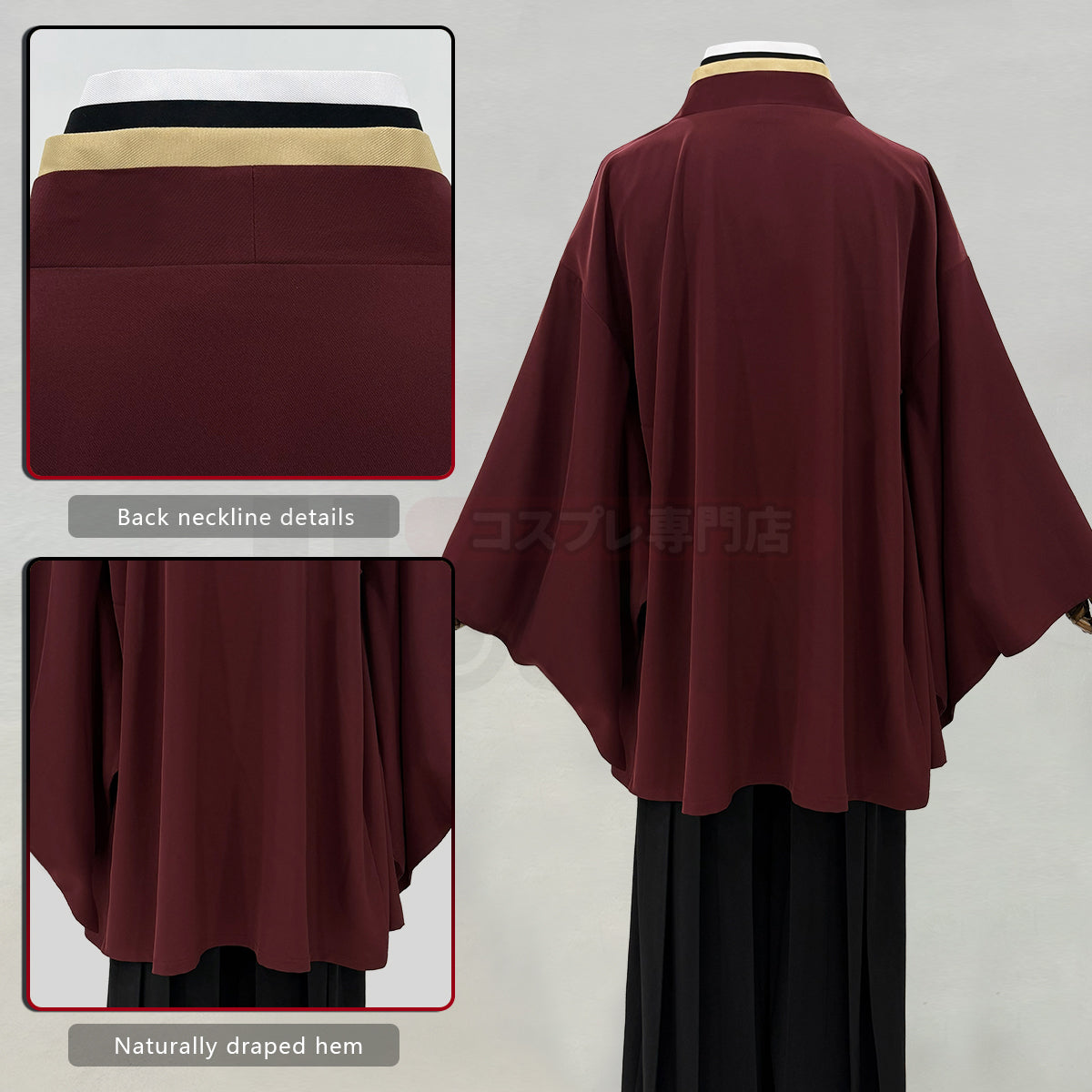 YOO Anime Tsugikuni Yoriichi Cosplay Costume Haori Pants Convention Halloween Christmas Gift thumbnail 9