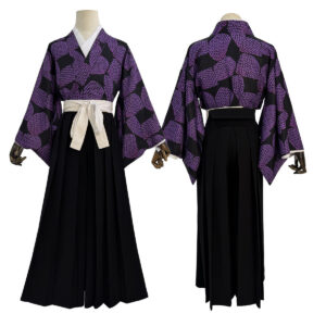 YOO Anime Kokushibo Cosplay Costume Haori Pants Convention Halloween Christmas Gift