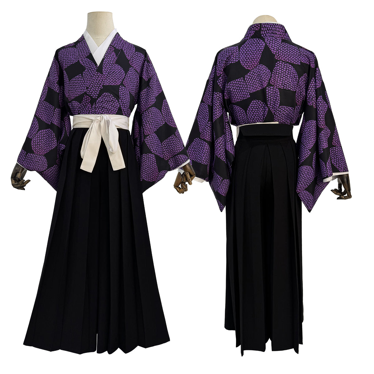 YOO Anime Kokushibo Cosplay Costume Haori Pants Convention Halloween Christmas Gift