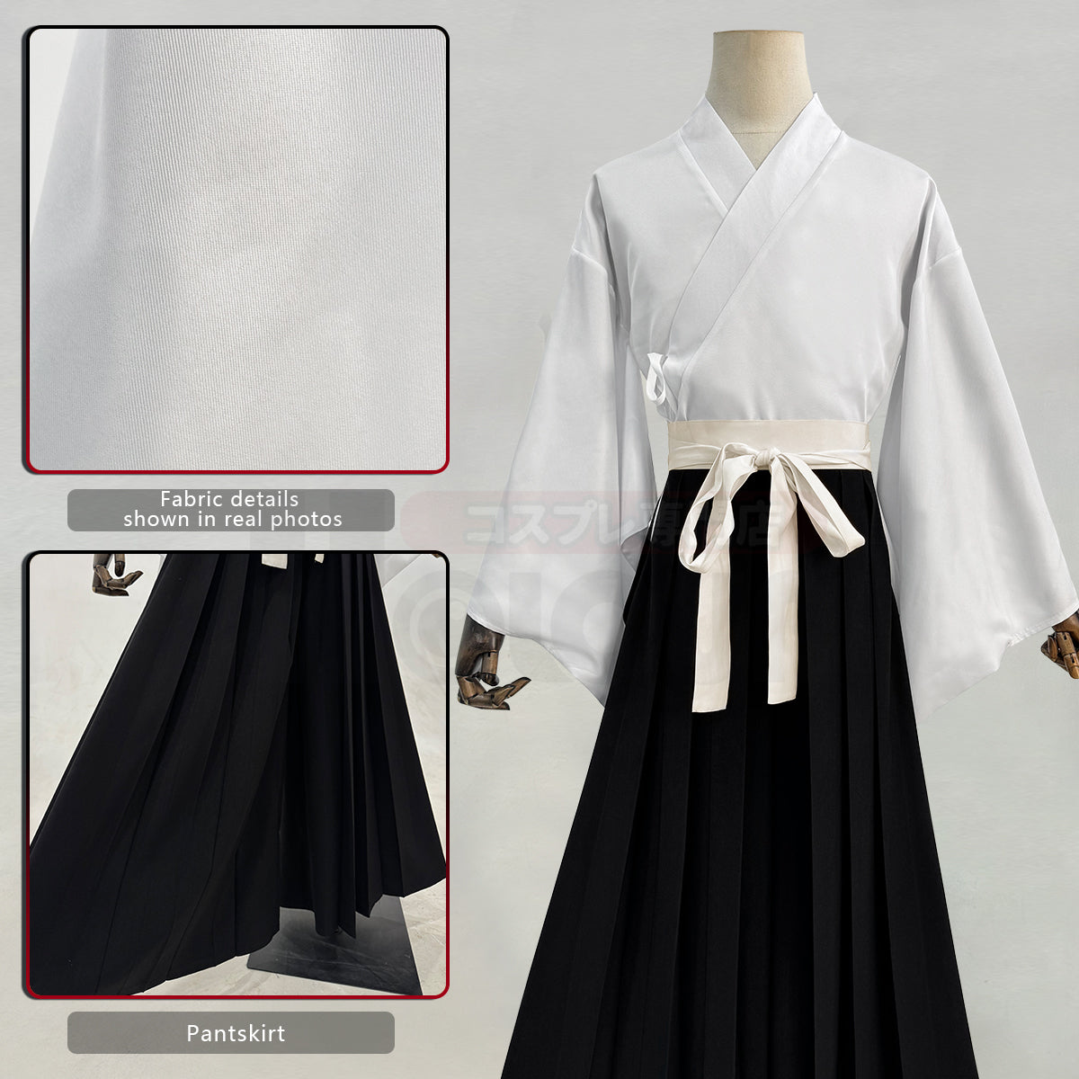YOO Anime Kokushibo Cosplay Costume Haori Pants Convention Halloween Christmas Gift thumbnail 4