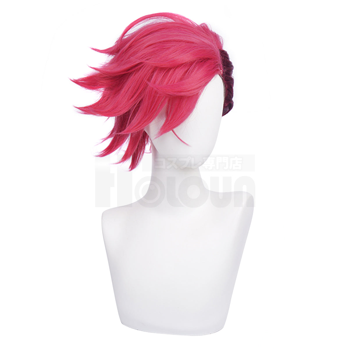 Pre-sale YOO LOL Game Vi The Piltover Enforce Cosplay Costume Wig Faux Leather Jacket  Halloween Christmas Convention Pants Vest thumbnail 13