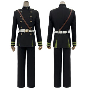 YOO Seraph Of The End Anime Yuichiro Hyakuya Cosplay Costume Jacket Pants Shirt Belt Halloween Christmas Animation Convention