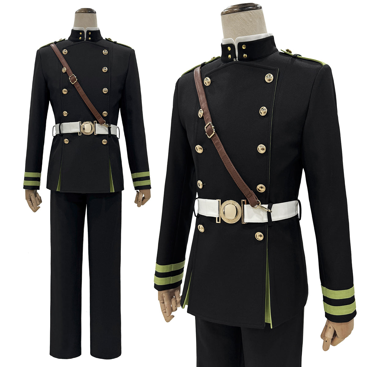YOO Seraph Of The End Anime Yuichiro Hyakuya Cosplay Costume Jacket Pants Shirt Belt Halloween Christmas Animation Convention thumbnail 2