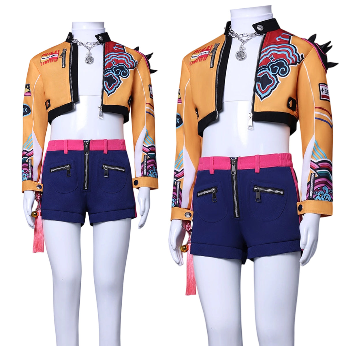 YOO Anime Rumii Zoeyy Miraa Kid Child Version Cosplay Costume Jacket Shorts Skirt Pants Halloween Christmas thumbnail 10