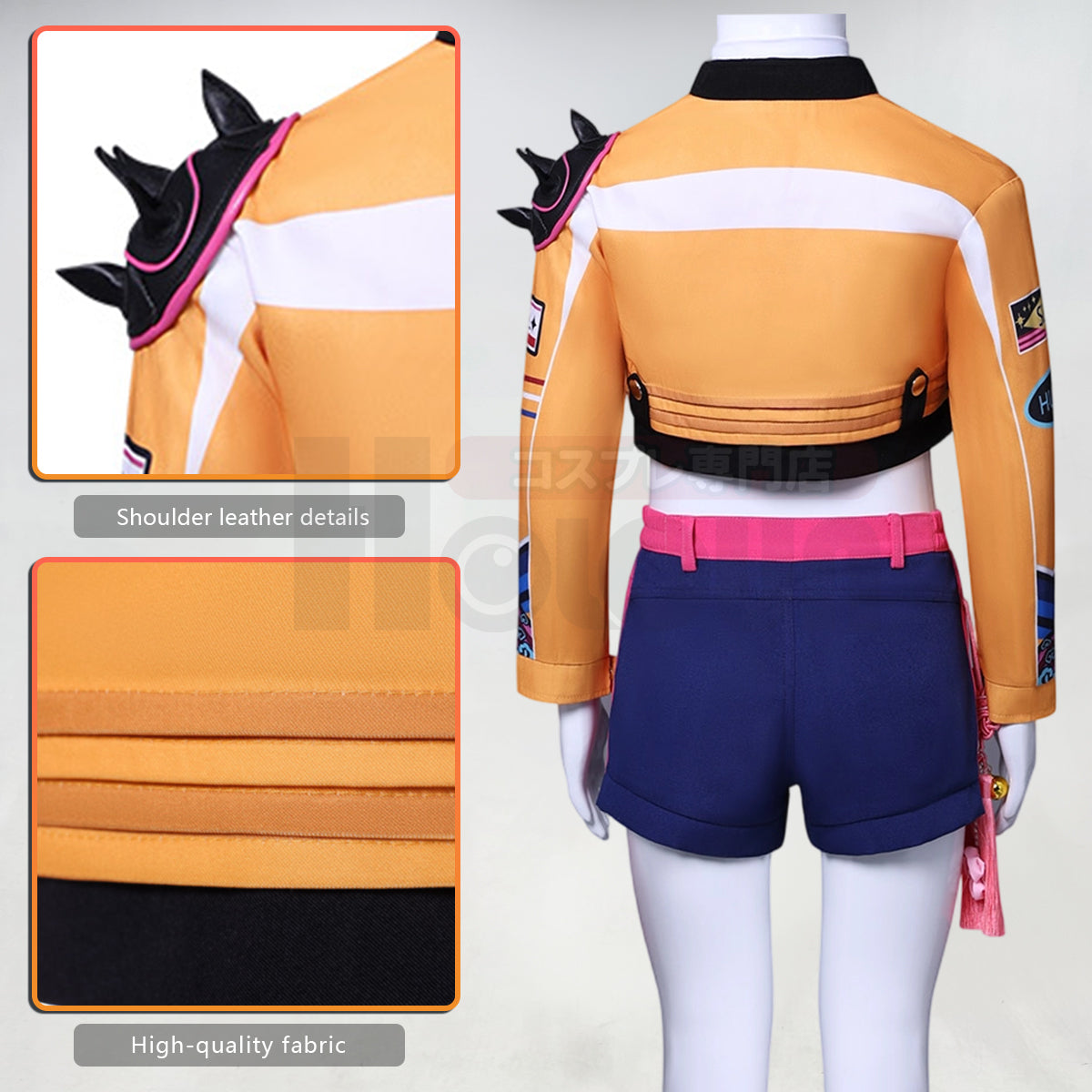 YOO Anime Rumii Zoeyy Miraa Kid Child Version Cosplay Costume Jacket Shorts Skirt Pants Halloween Christmas thumbnail 12