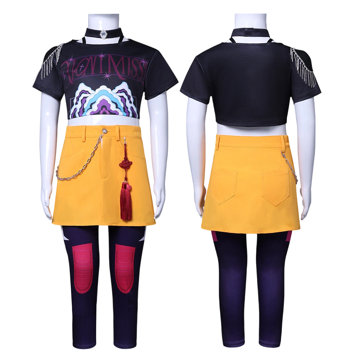 YOO Anime Rumii Zoeyy Miraa Kid Child Version Cosplay Costume Jacket Shorts Skirt Pants Halloween Christmas thumbnail 14