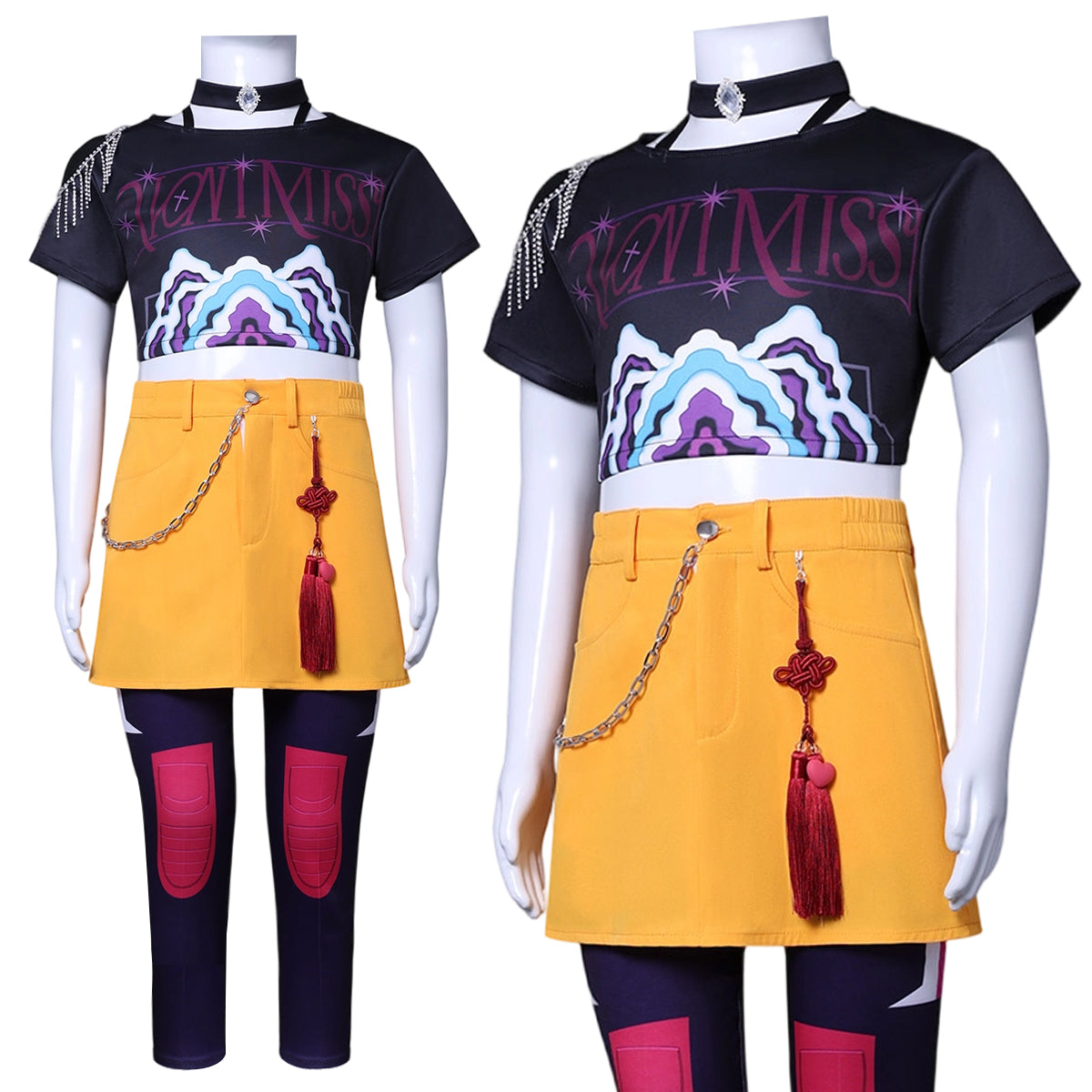 YOO Anime Rumii Zoeyy Miraa Kid Child Version Cosplay Costume Jacket Shorts Skirt Pants Halloween Christmas thumbnail 15