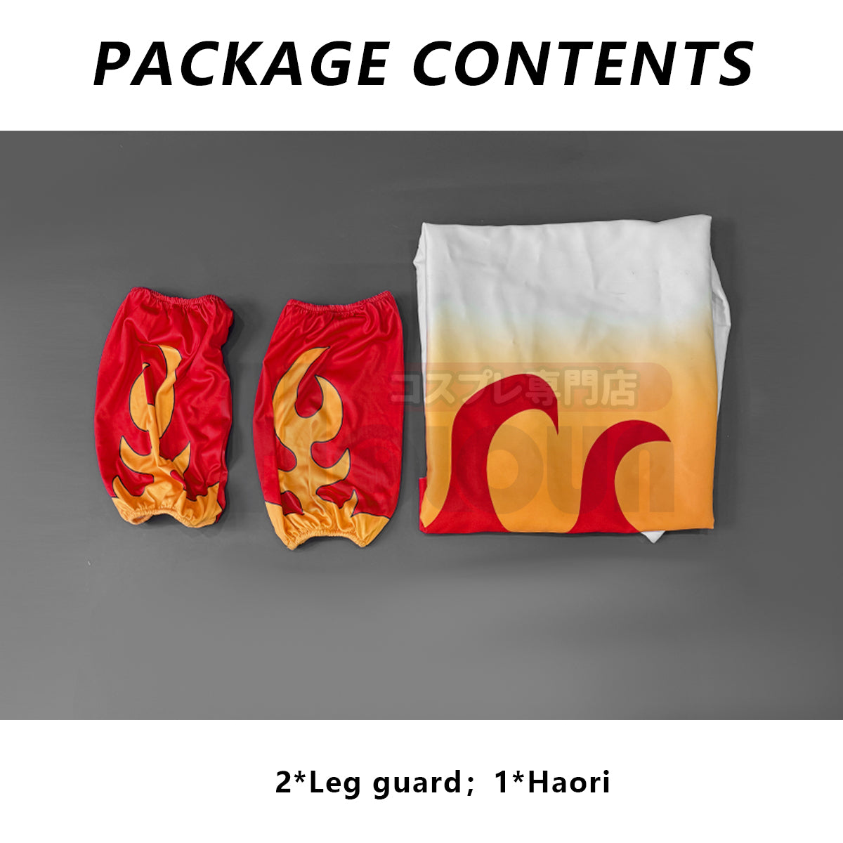 YOO Anime Rengoku Kyoujurou Cosplay Costume Wig Haori Embroidery Top Elastic Pants Belt Convention Halloween Christmas thumbnail 14