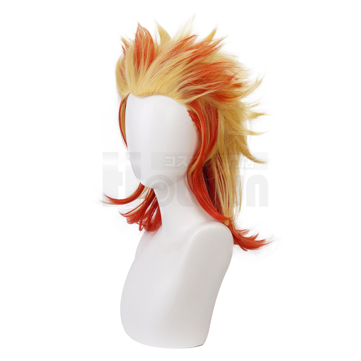 YOO Anime Rengoku Kyoujurou Cosplay Costume Wig Haori Embroidery Top Elastic Pants Belt Convention Halloween Christmas thumbnail 18