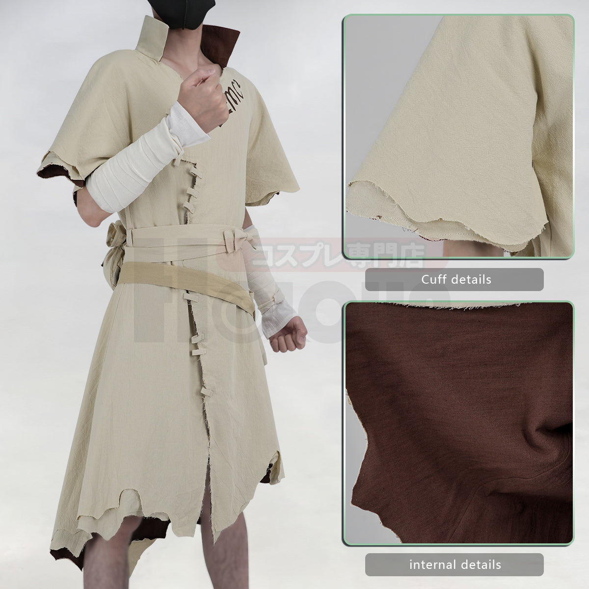 YOO STONE Anime Ishigami Senkuu Cosplay Costume Animation Convention 2025 Halloween Christmas Gift thumbnail 8