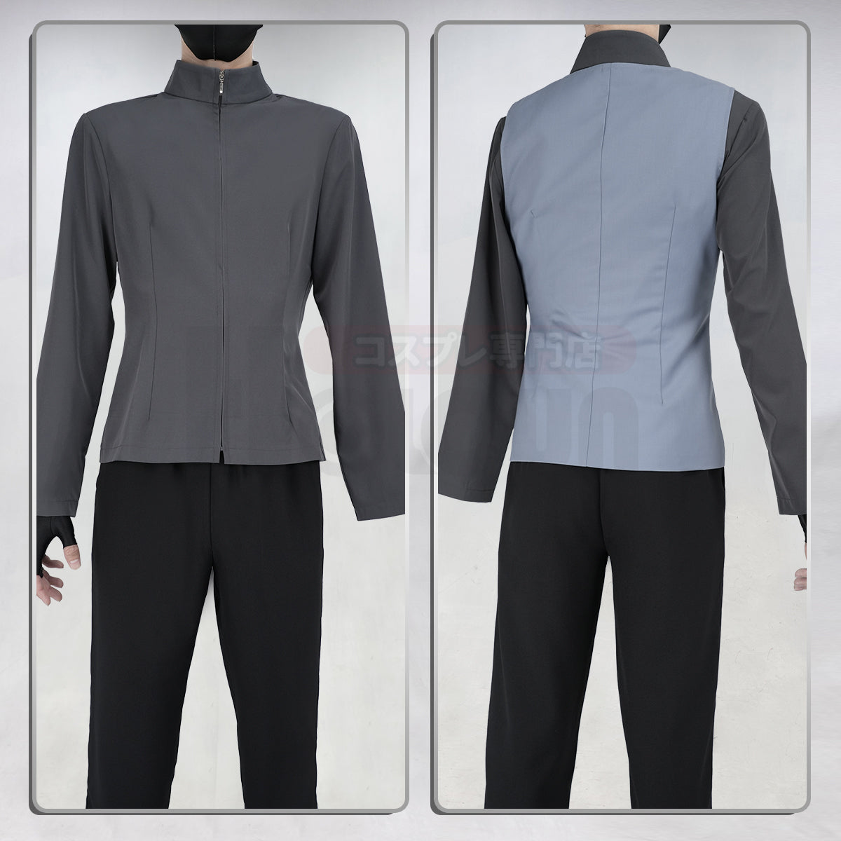 YOO Anime Uchiha Sasuke Cosplay Costume Adult Version Cloak Vest Top Pants Cos Convention Unisex thumbnail 12