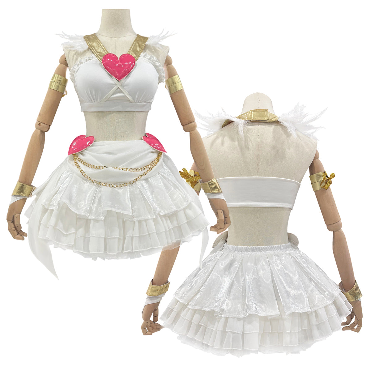 YOO Stocking Panty Anime Panty Anarchy Cosplay Costume Wig Top Skirt  Cos Convention Daily Wear Halloween thumbnail 2
