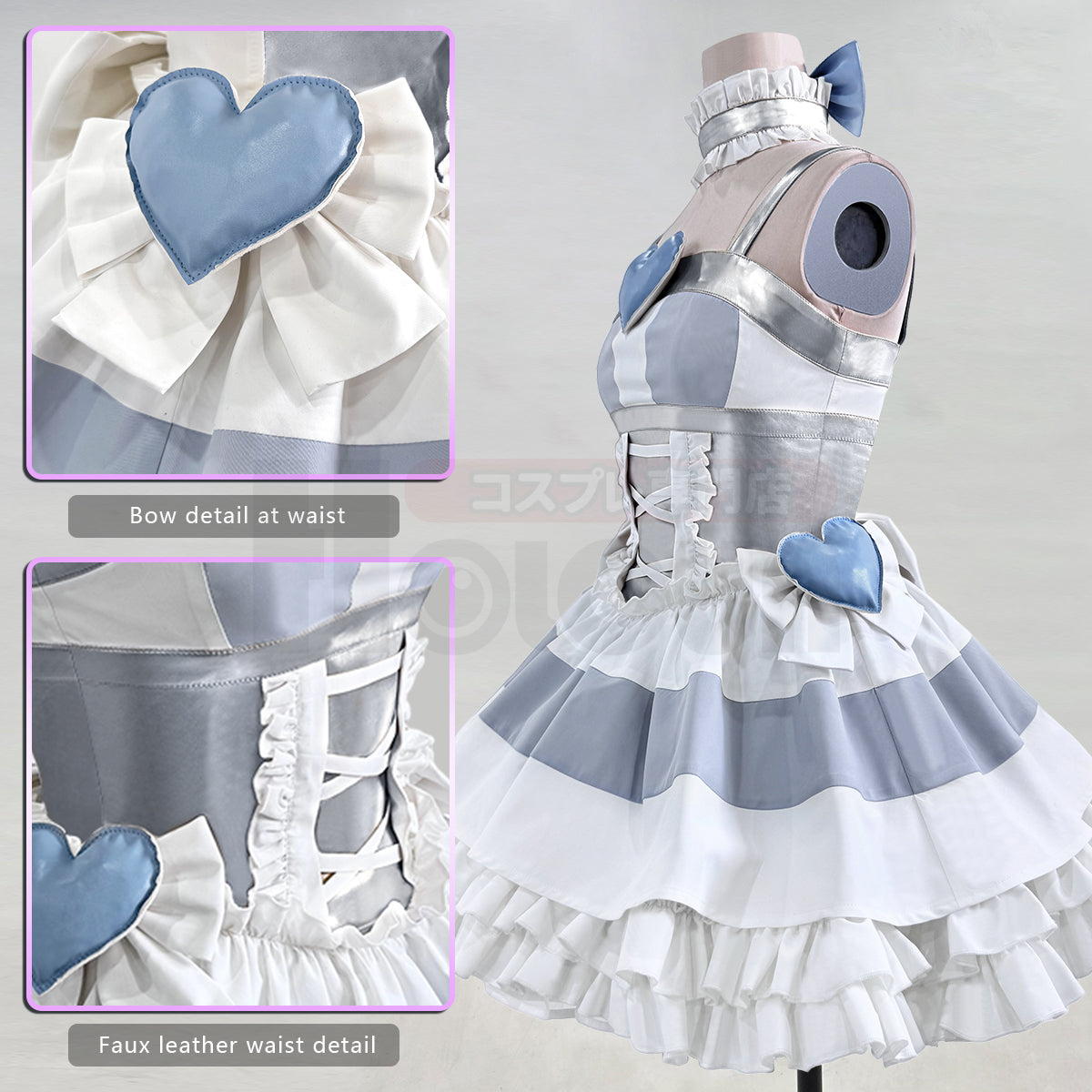 YOO Stocking Panty Anime Stocking Anarchy Cosplay Costume Dress Cos Convention thumbnail 8
