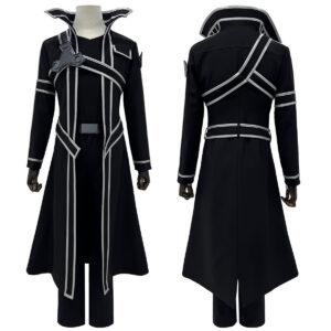 YOO Sword Art Online SAO Anime Kirigaya Kazuto Kirito Cosplay Costume Cos Convention Gift Unisex Adult Version