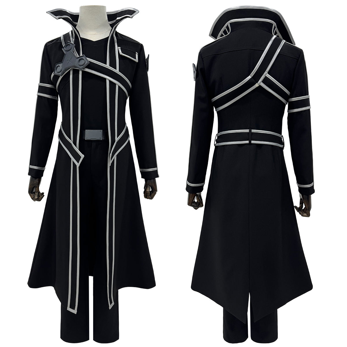 YOO Sword Art Online SAO Anime Kirigaya Kazuto Kirito Cosplay Costume Cos Convention Gift Unisex Adult Version