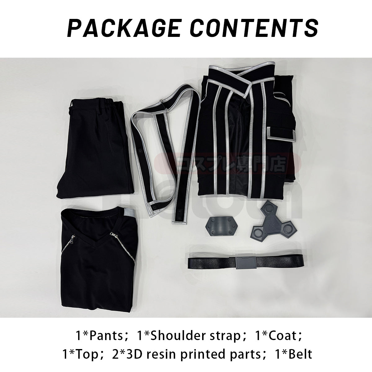 YOO Sword Art Online SAO Anime Kirigaya Kazuto Kirito Cosplay Costume Cos Convention Gift Unisex Adult Version thumbnail 10