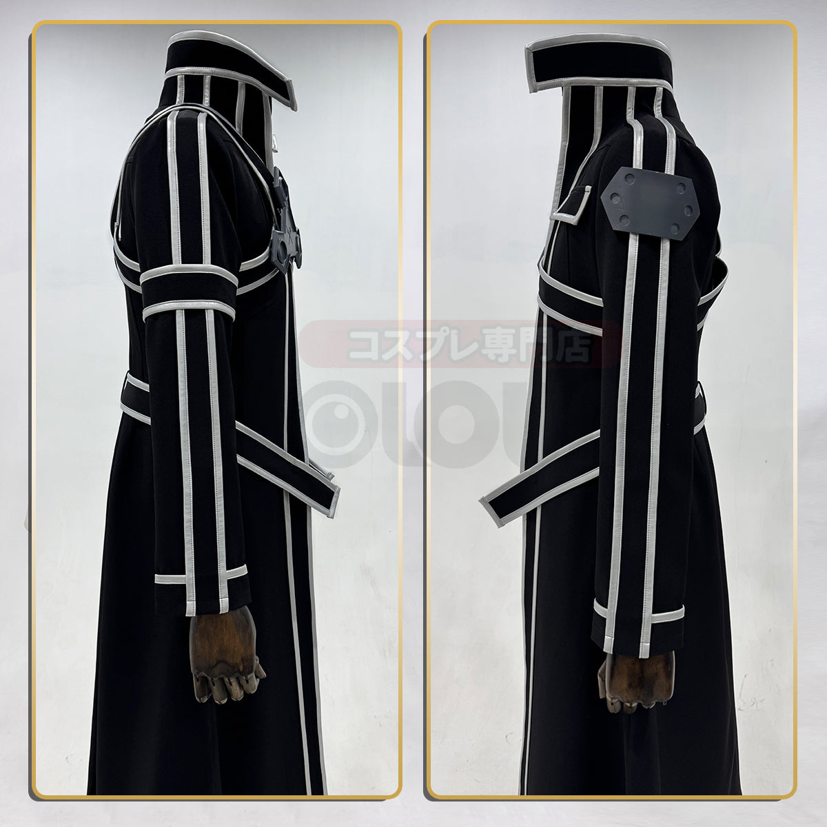 YOO Sword Art Online SAO Anime Kirigaya Kazuto Kirito Cosplay Costume Cos Convention Gift Unisex Adult Version thumbnail 9