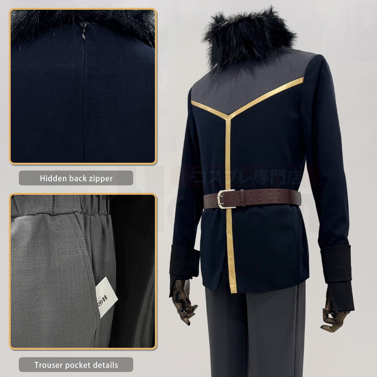 YOO That Time I Got Reincarnated as a Slime Anime Rimuru Tempest Cosplay Costume Coat Pants Top Belt Cos Convention Gift thumbnail 9