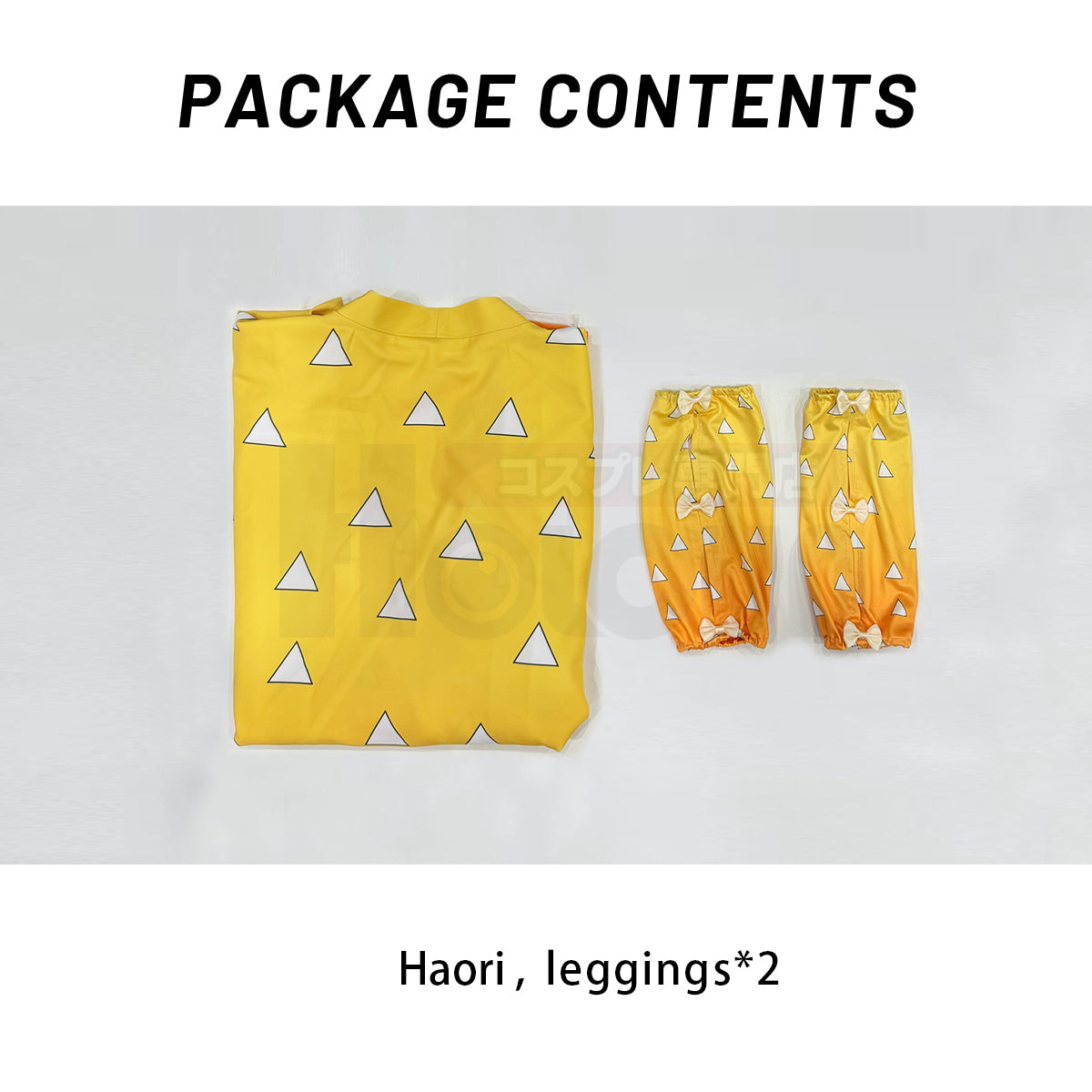 YOO Anime Agatsuma Zenitsu Cosplay Costume Wig Haori Embroidery Top Elastic Pants Belt Rose Net Cos Halloween Christmas Gift thumbnail 18