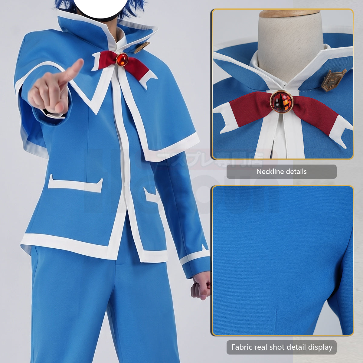 Pre-sale YOO Anime Welcome to Demon School! Iruma-kun Suzuki Iruma Cosplay Costume Cape Jacket Shirt Pants Convention Halloween Party thumbnail 4
