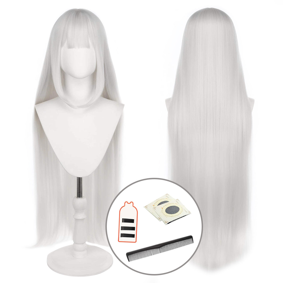 Pre-sale YOO Re:Life In A Different World From Zero Anime Emilia Cosplay Costume Wig Cloak Hooded Cape Convention Halloween Christmas thumbnail 11