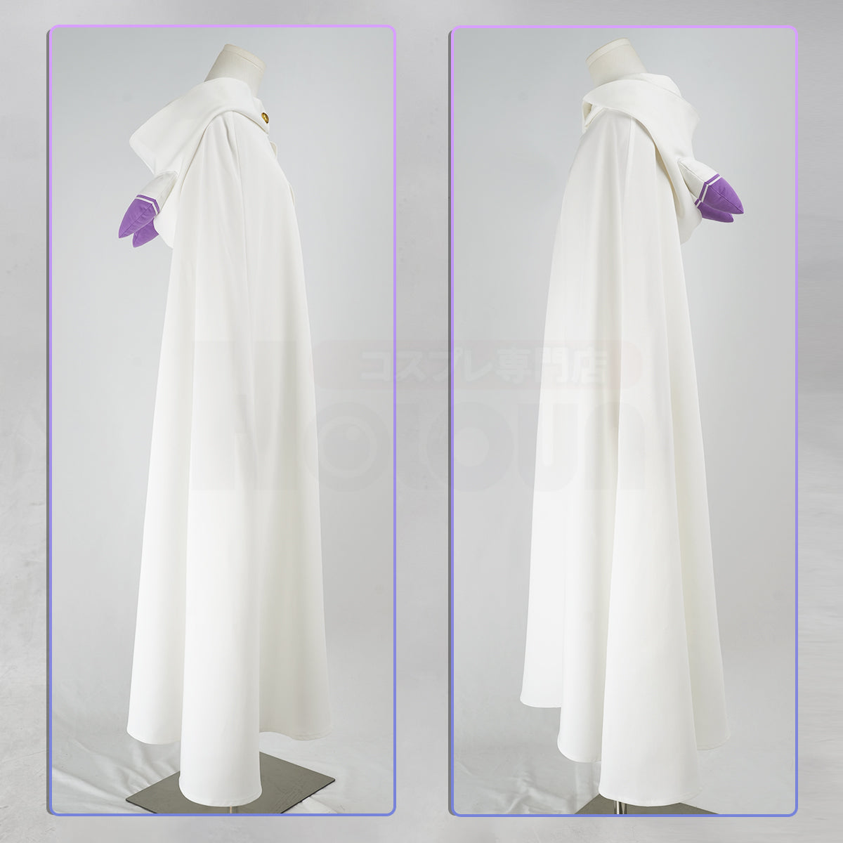 Pre-sale YOO Re:Life In A Different World From Zero Anime Emilia Cosplay Costume Wig Cloak Hooded Cape Convention Halloween Christmas thumbnail 8