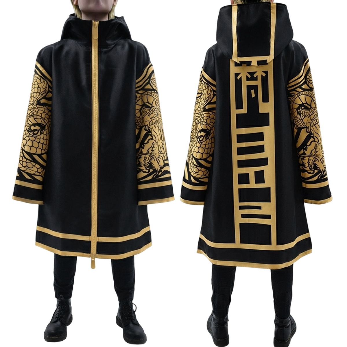 Pre-sale YOO Tokyo Anime Senju Kawaragi Wakasa Imaushi Waka Akashi Takeomi Hanagaki Takemichi Brahman Cosplay Costume Golden Oversize thumbnail 13