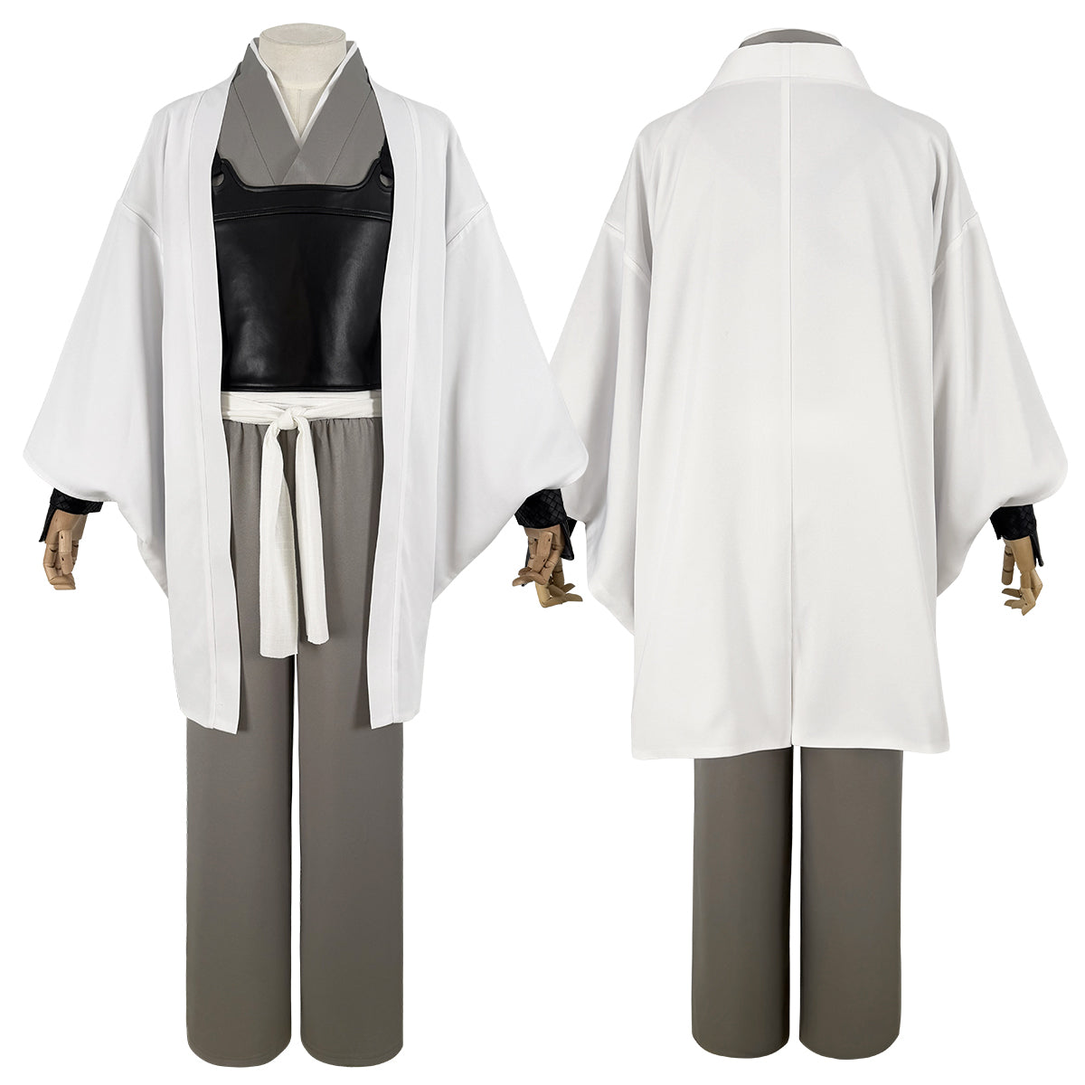 Pre-sale YOO Gintama Anime Sakata Gintoki Cosplay Costume Convention Halloween Christmas White Haori Kimono Outfit Pants Vest
