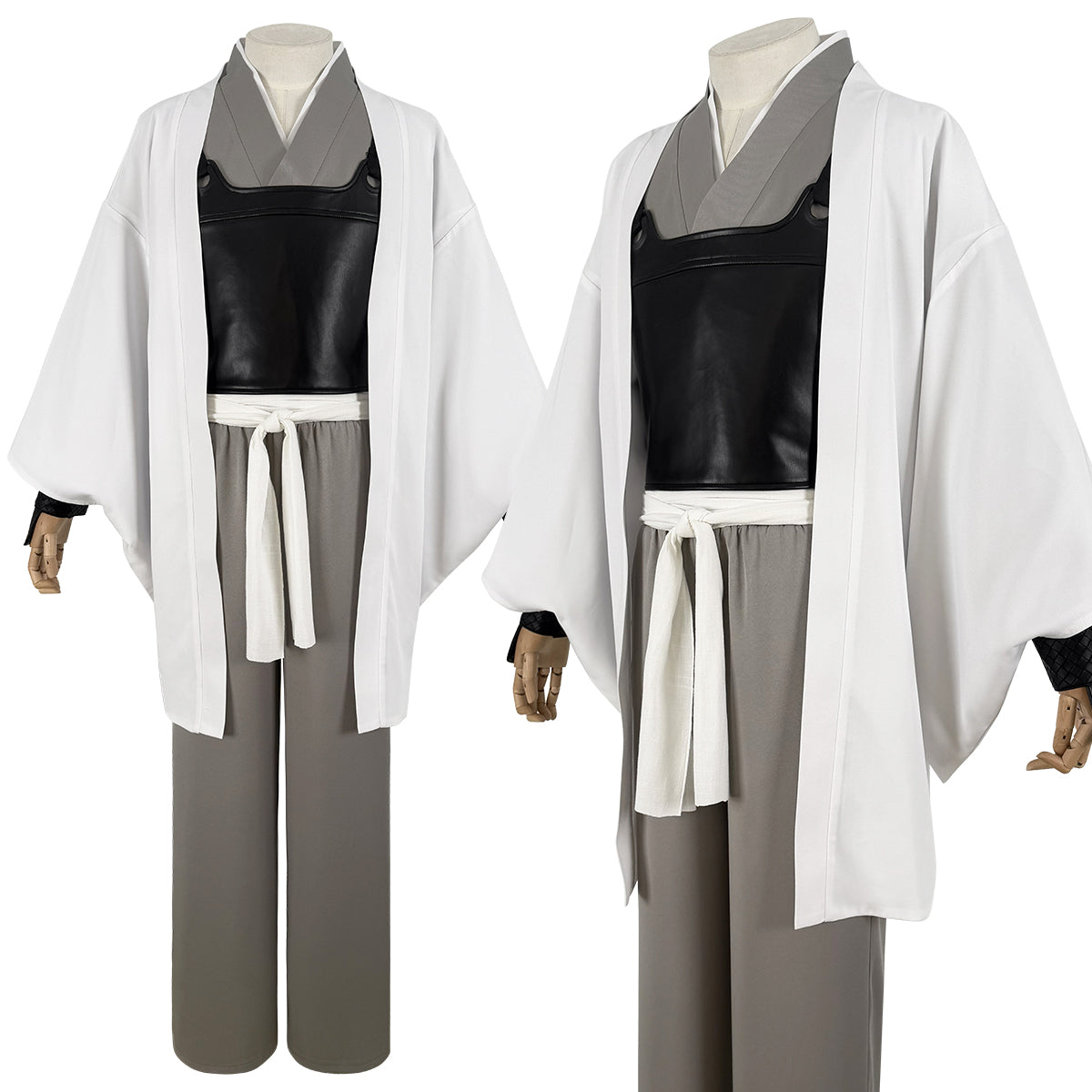 Pre-sale YOO Gintama Anime Sakata Gintoki Cosplay Costume Convention Halloween Christmas White Haori Kimono Outfit Pants Vest thumbnail 2