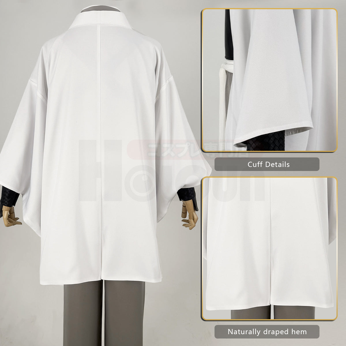 Pre-sale YOO Gintama Anime Sakata Gintoki Cosplay Costume Convention Halloween Christmas White Haori Kimono Outfit Pants Vest thumbnail 8