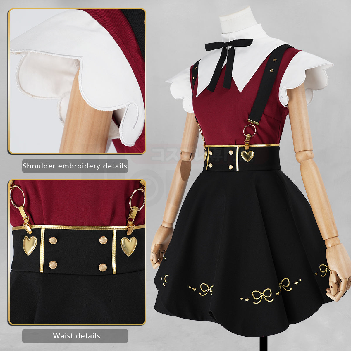 Pre-sale YOO Needy Girl Overdose Game Rain Candy Ame-chan Kawaii Angel Cosplay Costume Convention Halloween Comic Outfit Skirt thumbnail 4