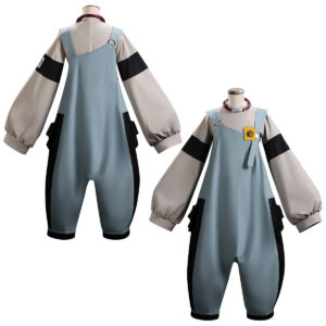 Pre-sale YOO Gachiakuta Anime Dear Santa Cosplay Costume Overalls Jumpsuit Badge Choker Convention Halloween Christmas