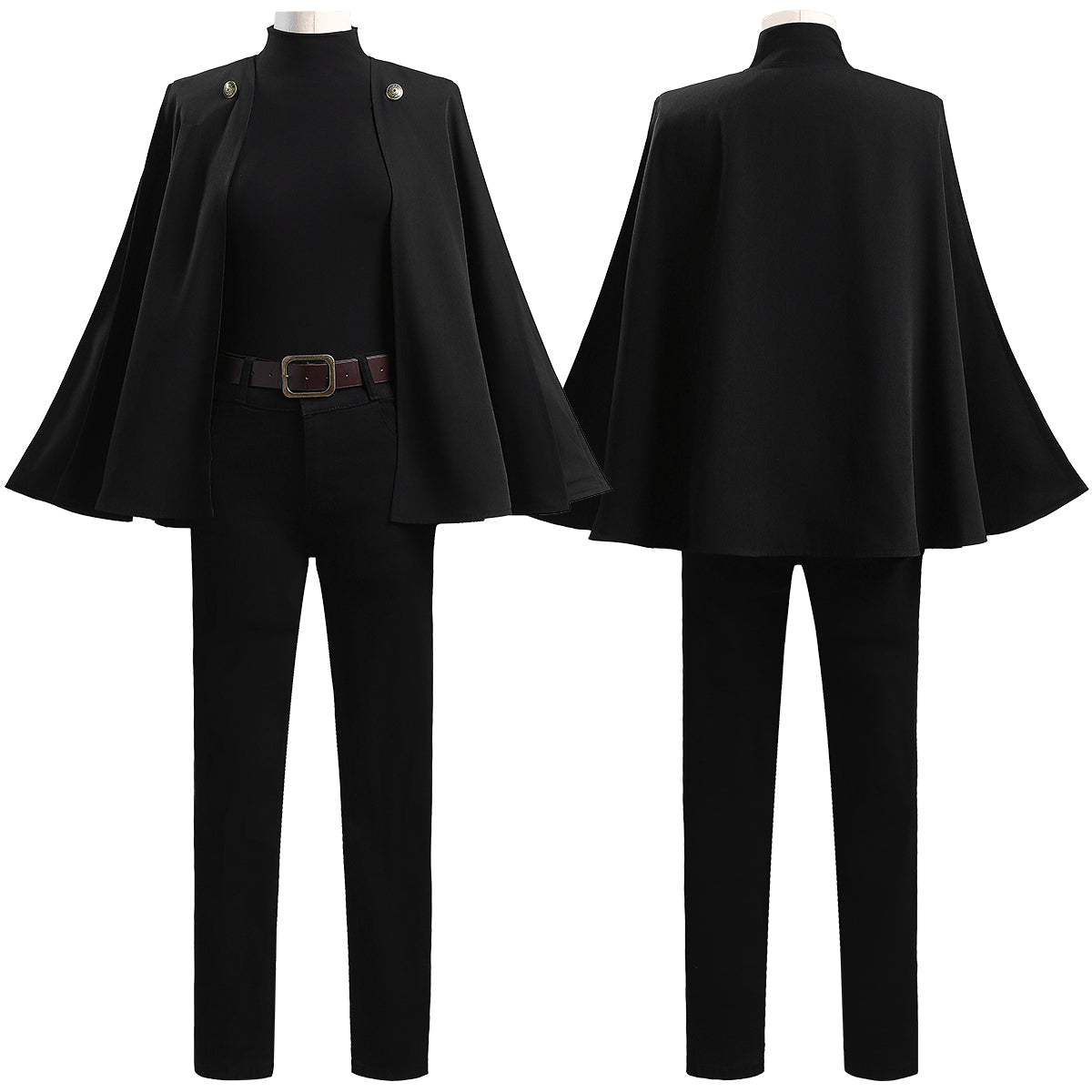 Pre-sale YOO Jujutsu JJK Anime Zenin Maki Cosplay Costume Convention Halloween Christmas Cloak Top Pants Belt thumbnail 2