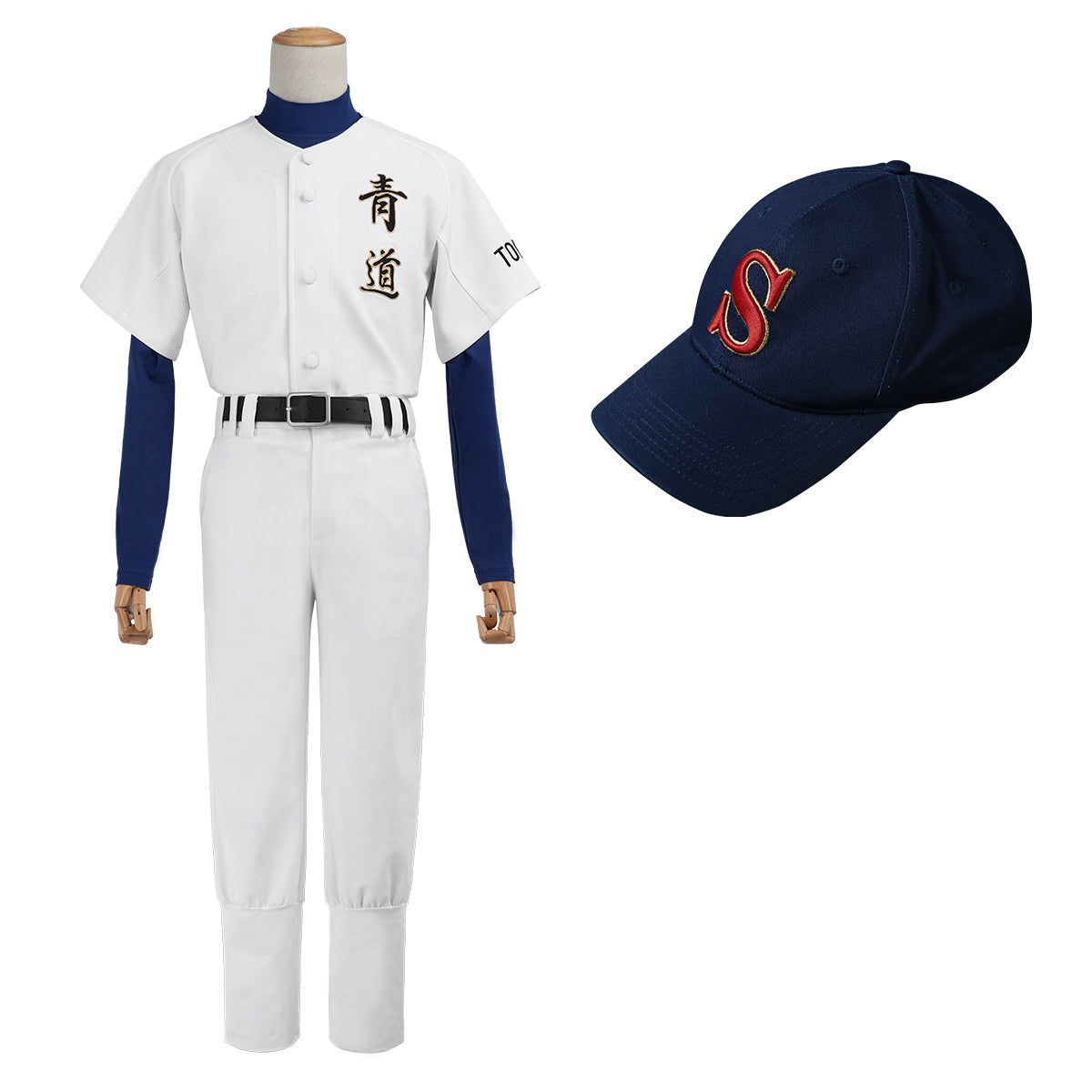 Pre-sale YOO Diamond Anime Miyuki Kazuya ‌Sawamura Eijun Cosplay Costume NO.1 2 4 11 Seidou High School Baseball Club Embroidered Uniform Hat thumbnail 5