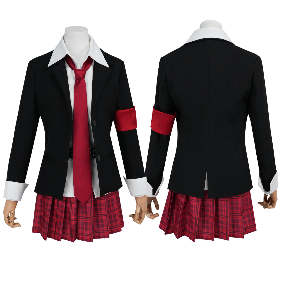 YOO Shugo Chara Anime Hinamori Amu Cosplay Costume Convention Halloween Christmas Suit Skirt Shirt Tie Belt Daily Wear