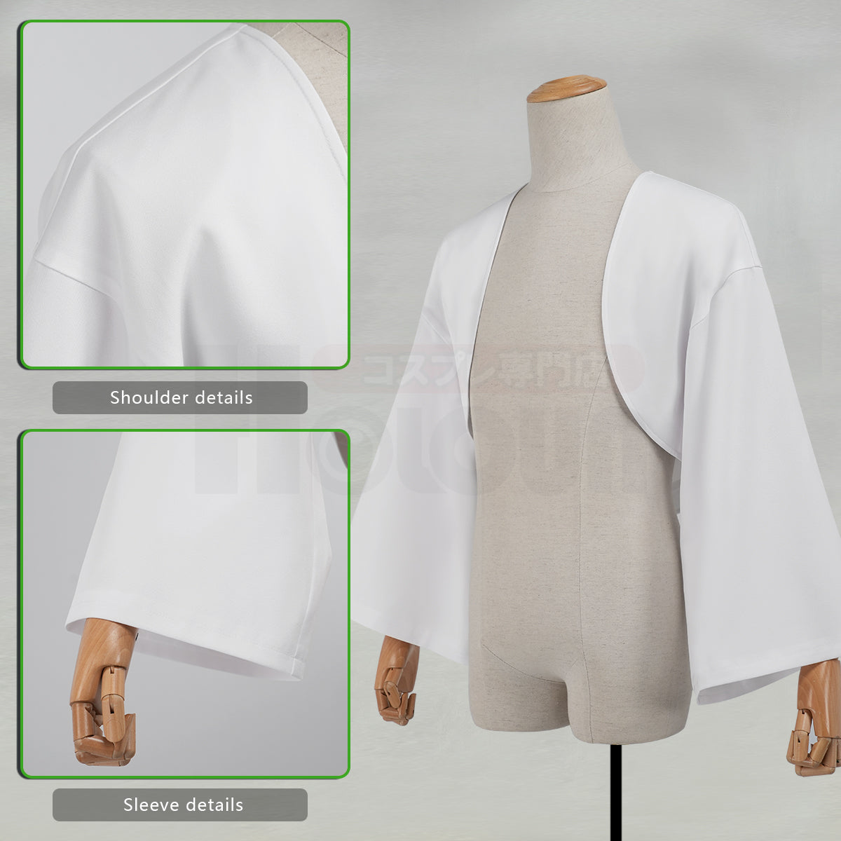 YOO Anime Shinazugawa Sanemi Cosplay Costume Haori Only Convention Halloween Christmas Gift thumbnail 4