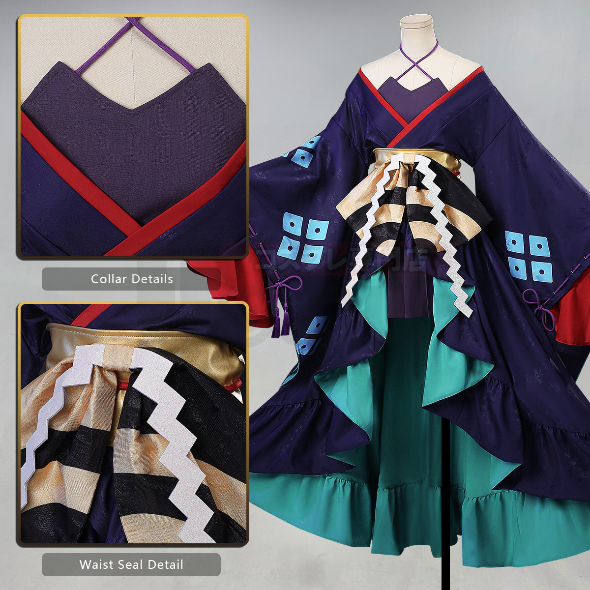 YOO Cosmic Princess Kaguya Anime Tsukimi Yachiyo Cosplay Costume Convention Halloween Christmas Dress Doll Skirt Waist Belt thumbnail 5