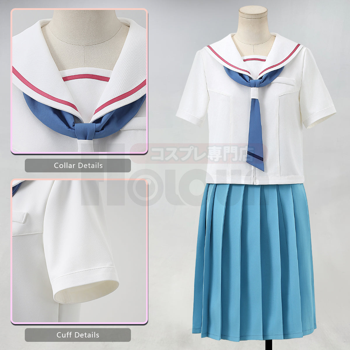 Pre-sale YOO Cosmic Princess Kaguya Anime Iroha Sakayori Cosplay Costume Convention Halloween Christmas School Uniform SKirt Top Tie thumbnail 3