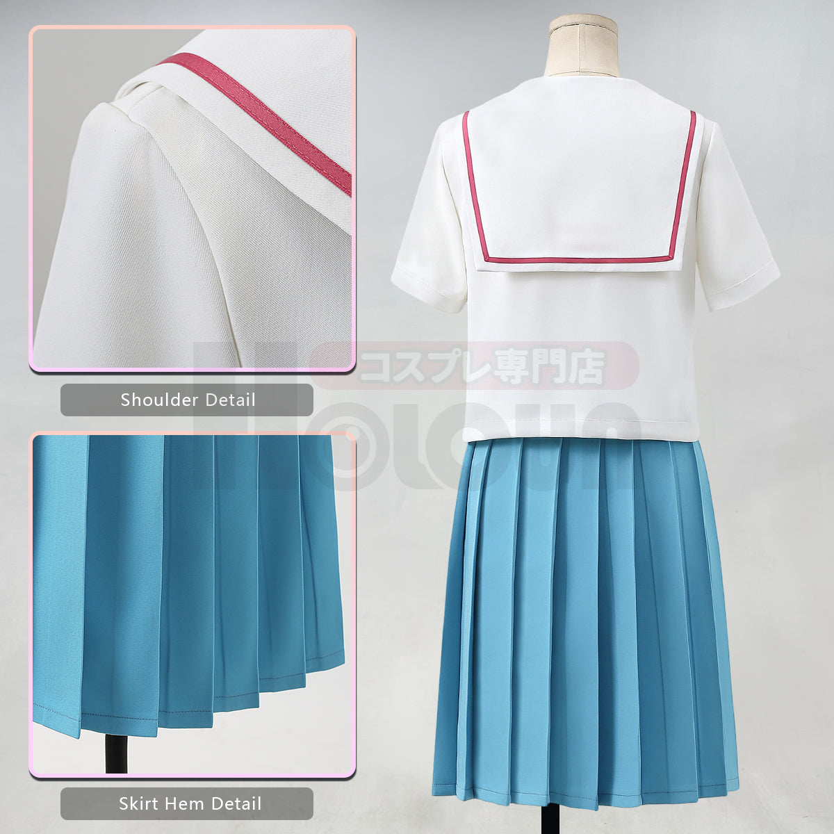 Pre-sale YOO Cosmic Princess Kaguya Anime Iroha Sakayori Cosplay Costume Convention Halloween Christmas School Uniform SKirt Top Tie thumbnail 4