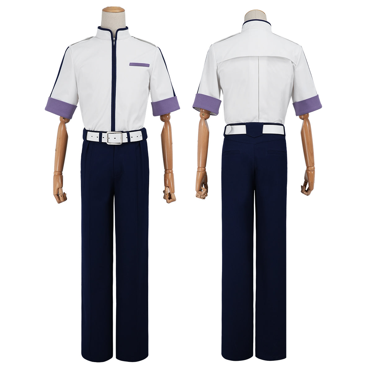 YOO Hikaru no Go Anime Toya Akira Cosplay Costume Convention Halloween Christmas Jacket Pants Belt Unisex thumbnail 12