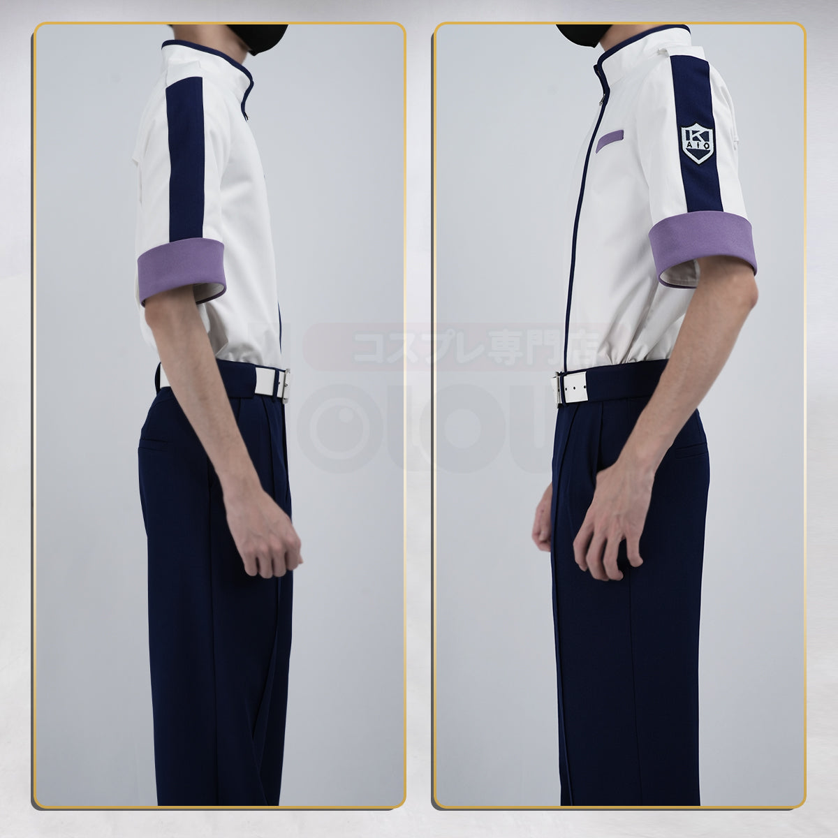 YOO Hikaru no Go Anime Toya Akira Cosplay Costume Convention Halloween Christmas Jacket Pants Belt Unisex thumbnail 18